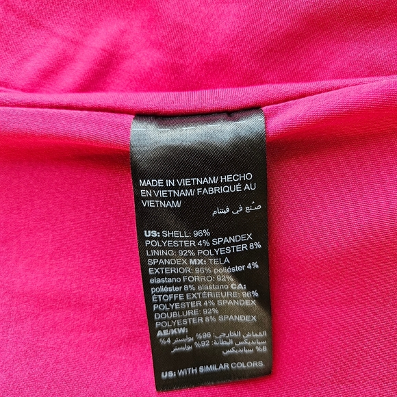 White House Black Market Hot Pink Twisted Halter Neck Sleeveless Top. Size s - Picture 5 of 8